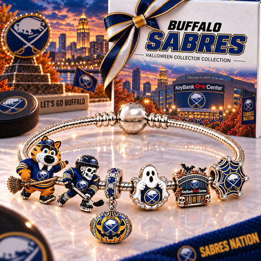 Premium NHL BS Halloween Gold Charm Bracelet Set V4