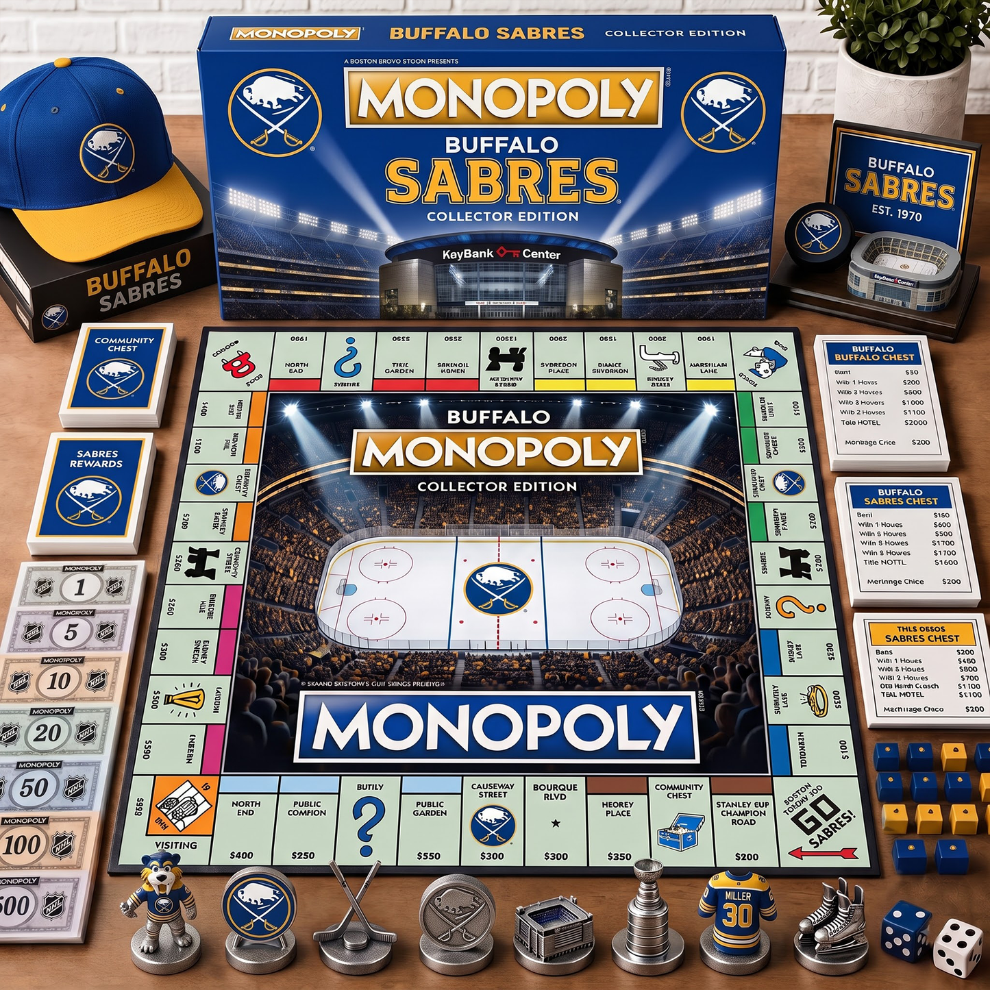 Premium NHL BS Monopoly Collector’s Edition Board Game