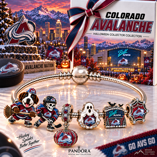 Premium NHL CA Halloween Gold Charm Bracelet Set V4