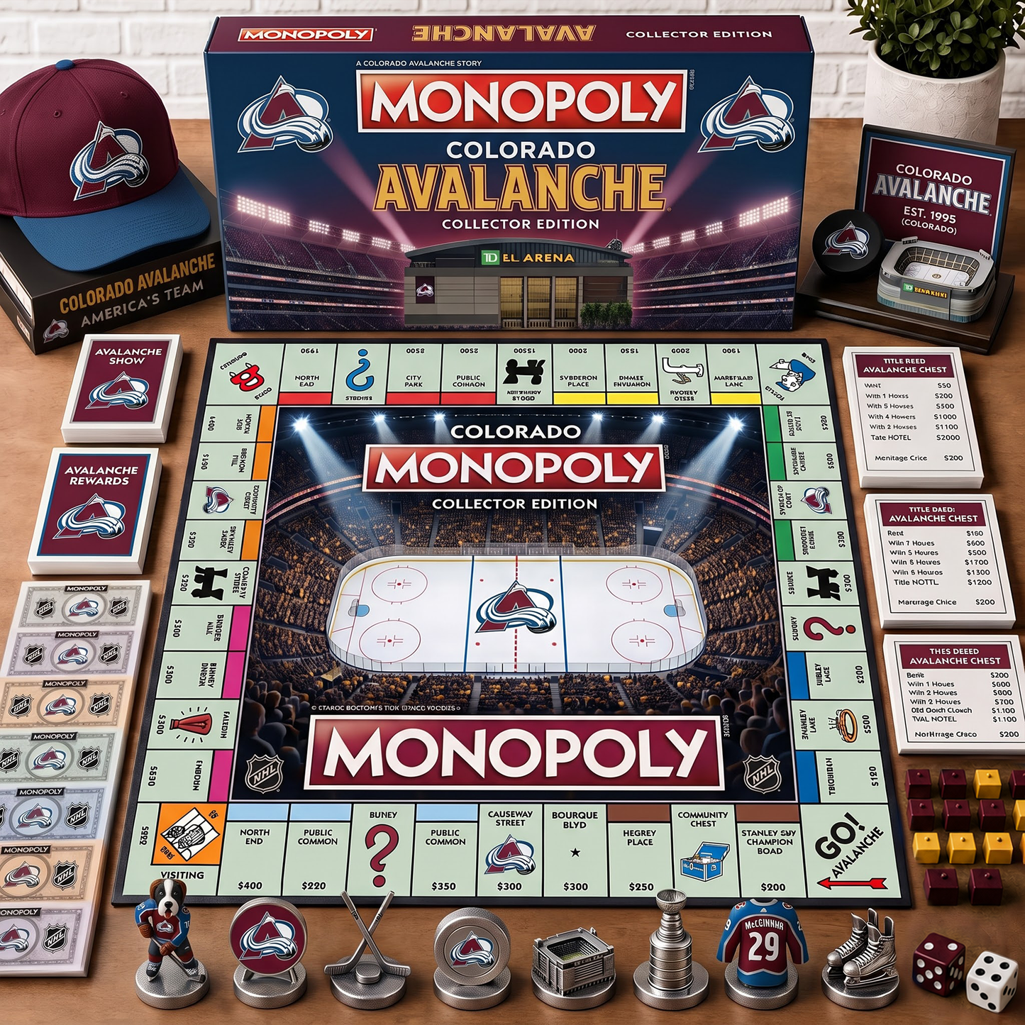 Premium NHL CA Monopoly Collector’s Edition Board Game