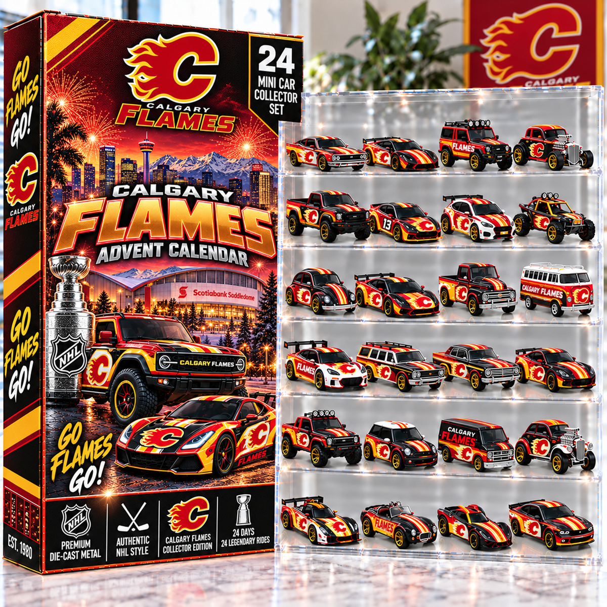 Premium NHL CAL Mini Car Advent Calendar V4