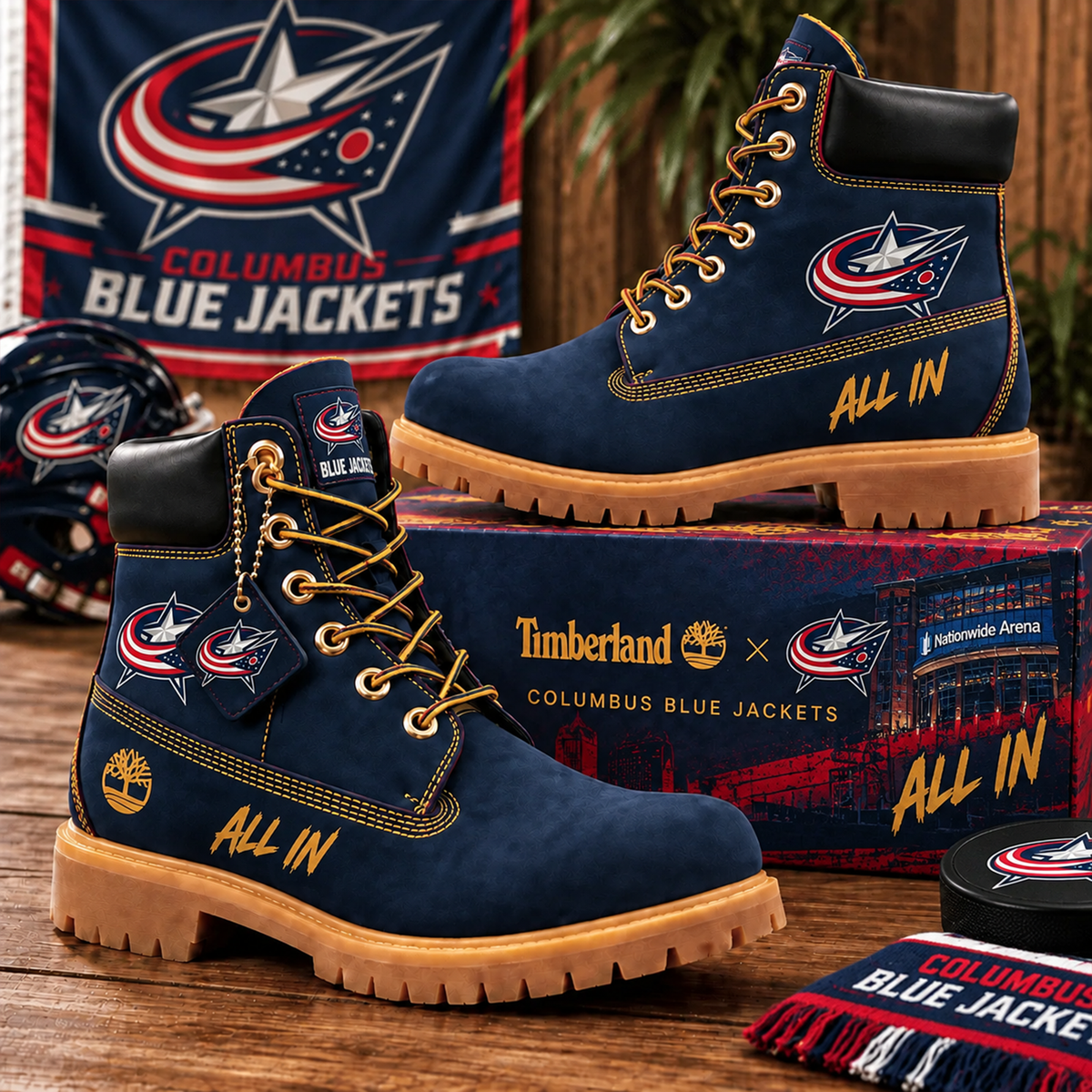 Premium NHL CBJ Heritage Boots