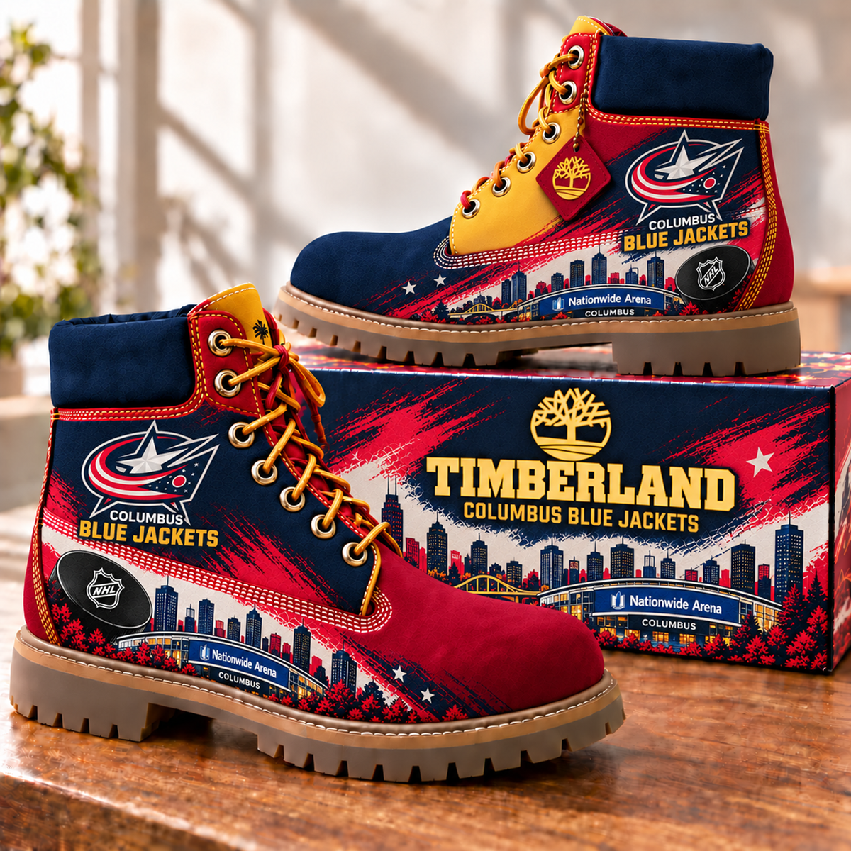 Premium NHL CBJ Skyline Collector Boots V2