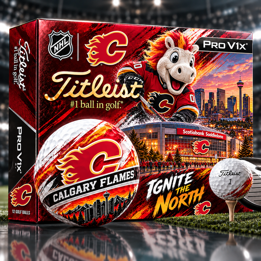 Premium NHL CF x Titleist Pro V1 Skyline & Stadium Golf Balls Set