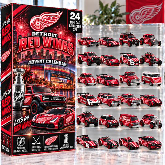 Premium NHL DET Mini Car Advent Calendar V4