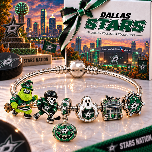 Premium NHL DS Halloween Gold Charm Bracelet Set V4