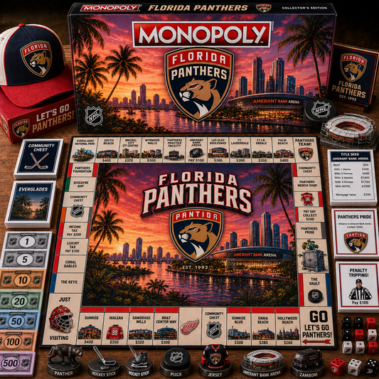 Premium NHL FLA Legacy Monopoly Collector’s Edition Board Game V2 NMD 150826 TTV