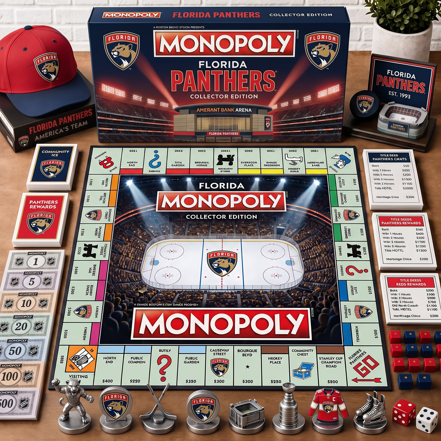 Premium NHL FP Monopoly Collector’s Edition Board Game