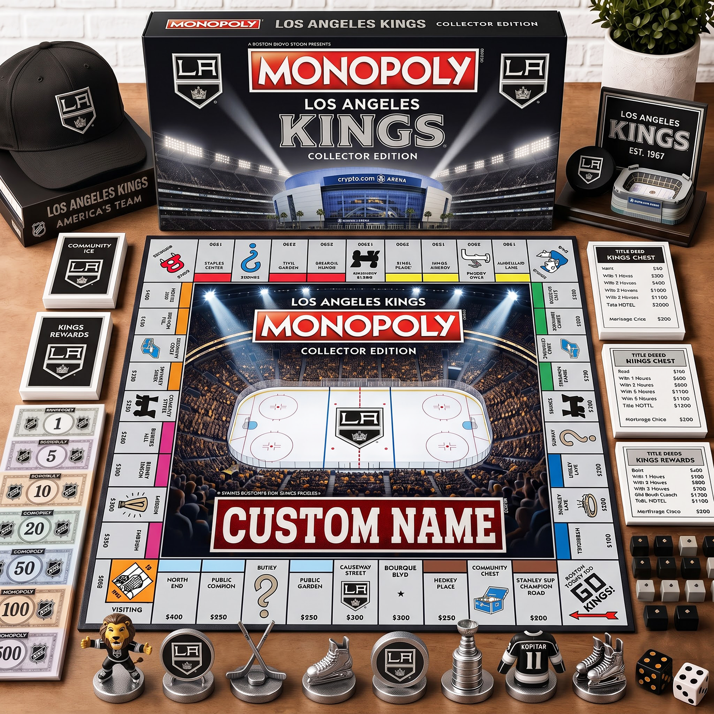 Premium NHL LAK Collector’s Edition Board Game Custom name