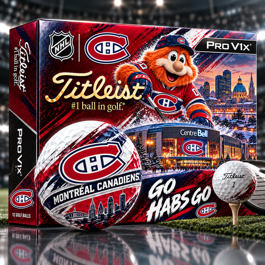 Premium NHL MC x Titleist Pro V1 Skyline & Stadium Golf Balls Set