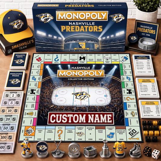Premium NHL NAS Collector’s Edition Board Game Custom name