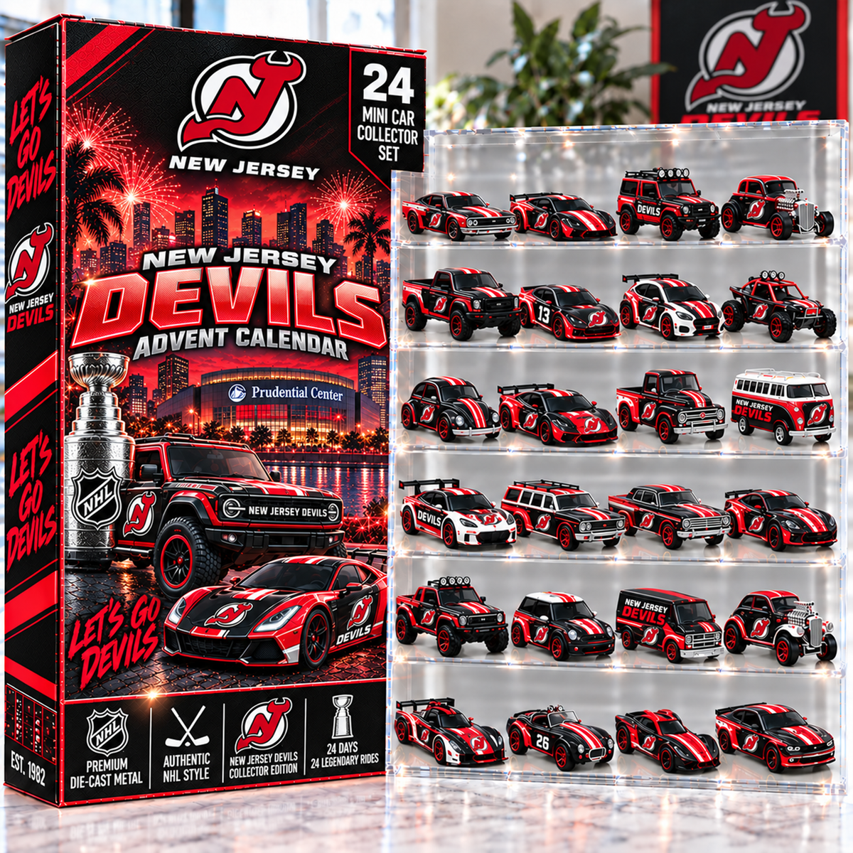 Premium NHL NEW Mini Car Advent Calendar V4
