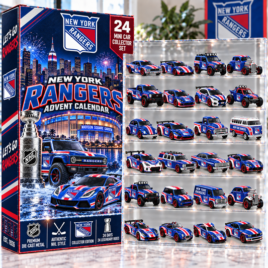 Premium NHL NYR Mini Car Advent Calendar V4