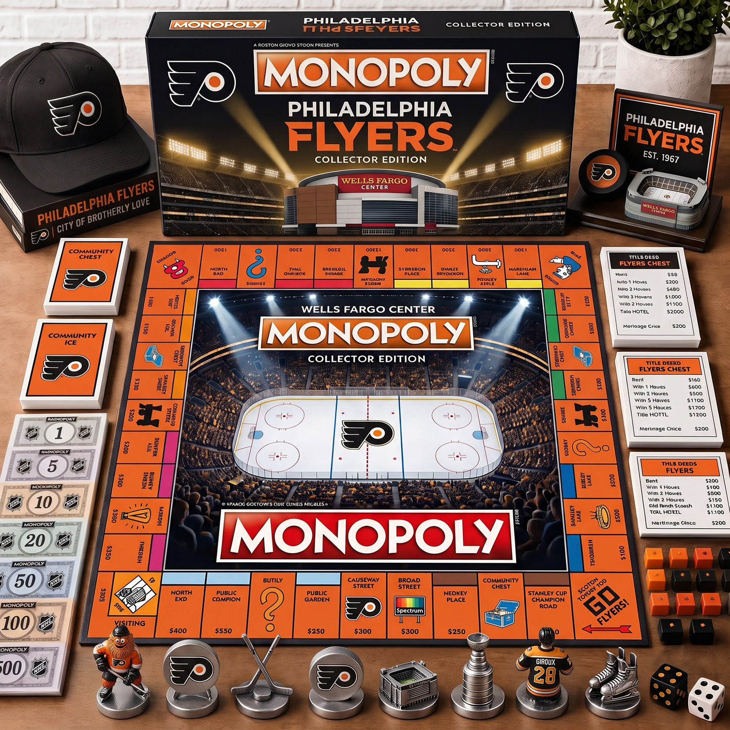 Premium NHL PF Monopoly Collector’s Edition Board Game