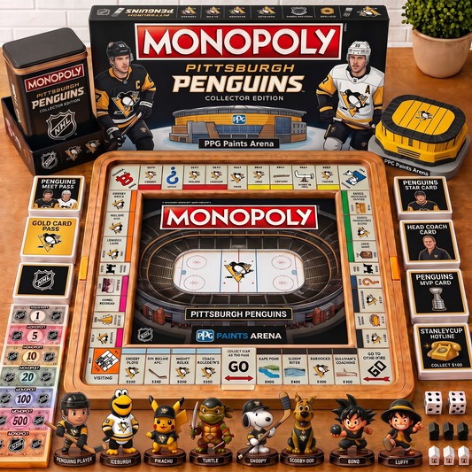 Premium NHL PIT Nest Monopoly Collector’s Edition Board Game V4