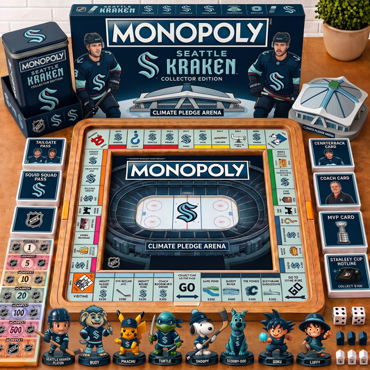 Premium NHL SEA Nest Monopoly Collector’s Edition Board Game V4