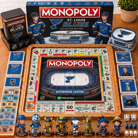 Premium NHL STL Nest Monopoly Collector’s Edition Board Game V4