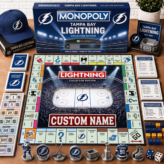 Premium NHL TBL Collector’s Edition Board Game Custom name