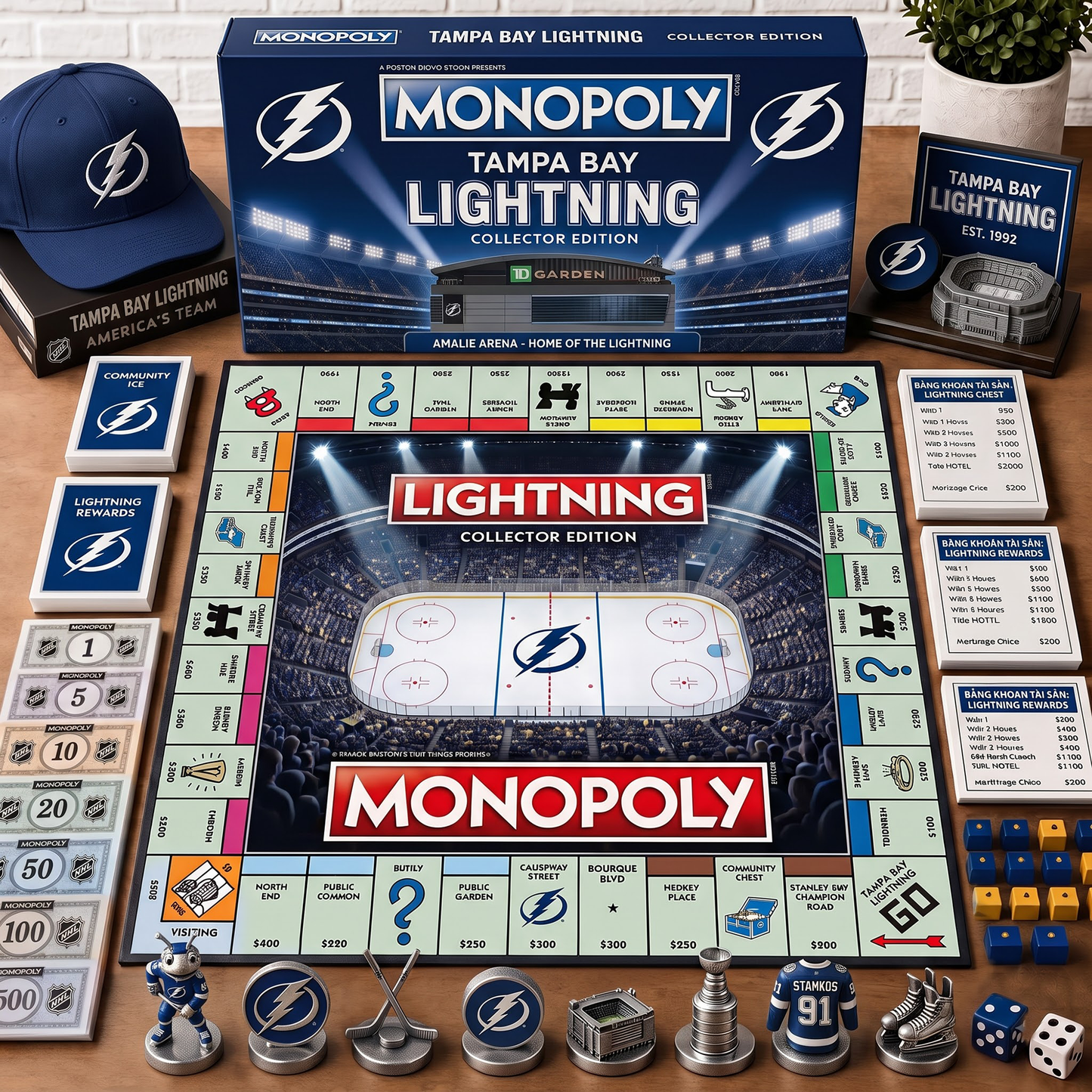 Premium NHL TBL Monopoly Collector’s Edition Board Game