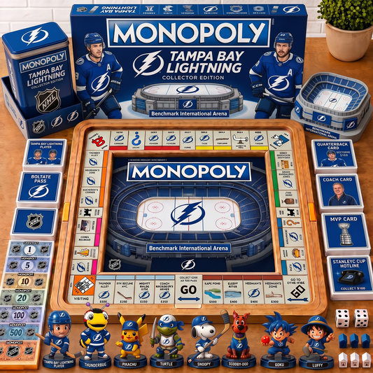 Premium NHL TBL Nest Monopoly Collector’s Edition Board Game V4