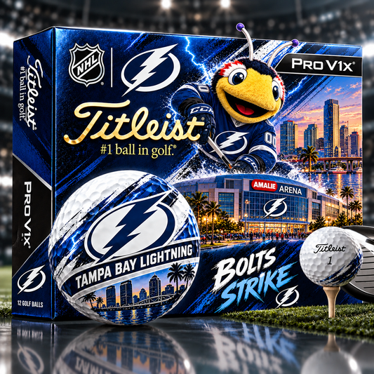 Premium NHL TBL x Titleist Pro V1 Skyline & Stadium Golf Balls Set