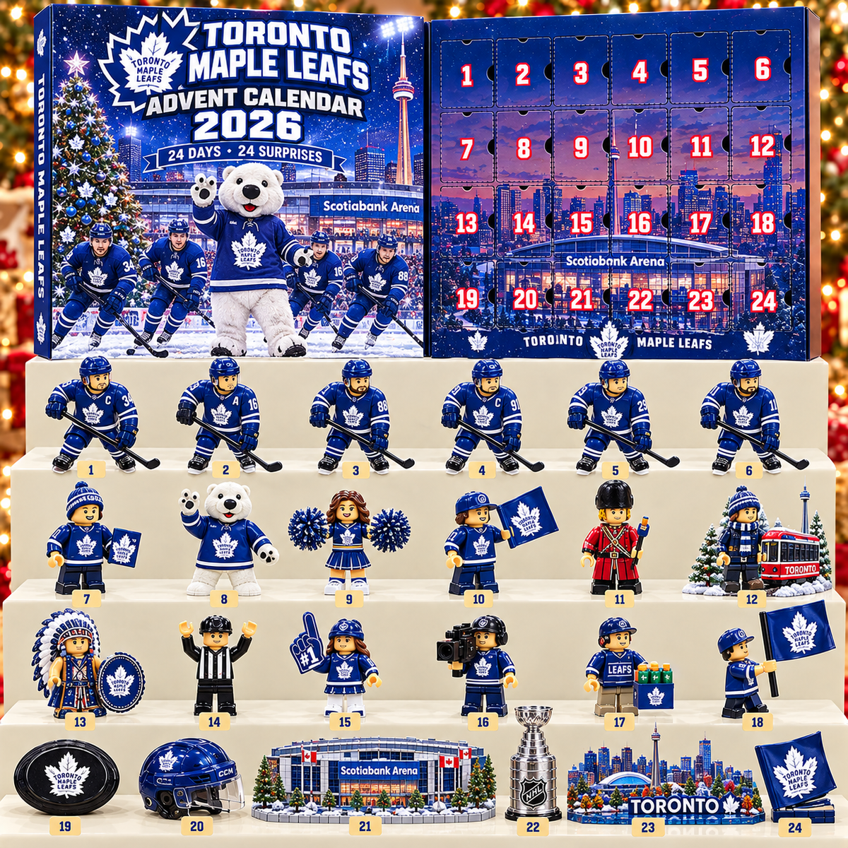 Premium NHL TML 24-Piece Hockey Collectible Advent Calendar V2