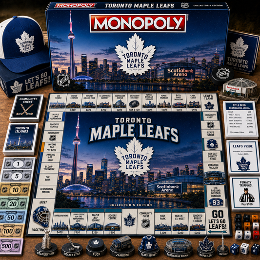 Premium NHL TOR Legacy Monopoly Collector’s Edition Board Game V2 NMD 150826 TTV