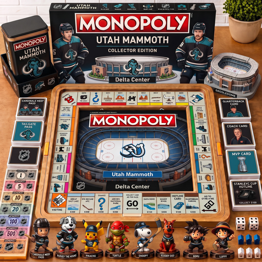 Premium NHL UTA Nest Monopoly Collector’s Edition Board Game V4