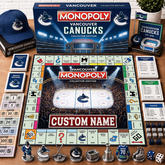 Premium NHL VAN Collector’s Edition Board Game Custom name