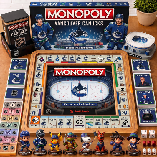 Premium NHL VAN Nest Monopoly Collector’s Edition Board Game V4