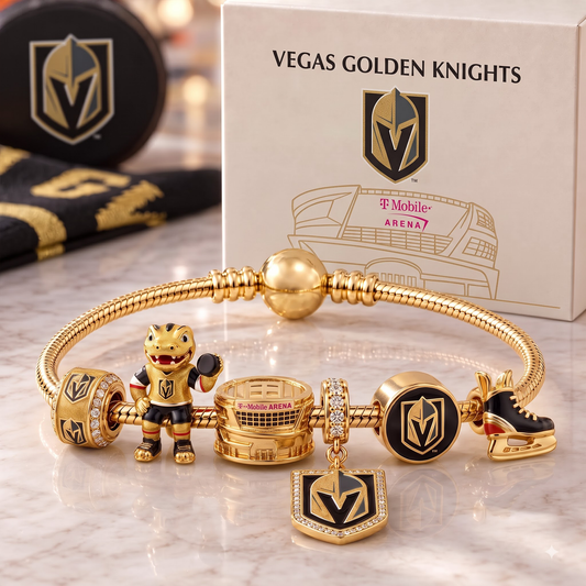 Premium NHL VEG Heritage Gold Charm Bracelet Set V3