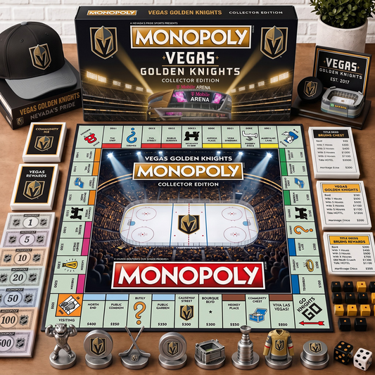 Premium NHL VGK Monopoly Collector’s Edition Board Game