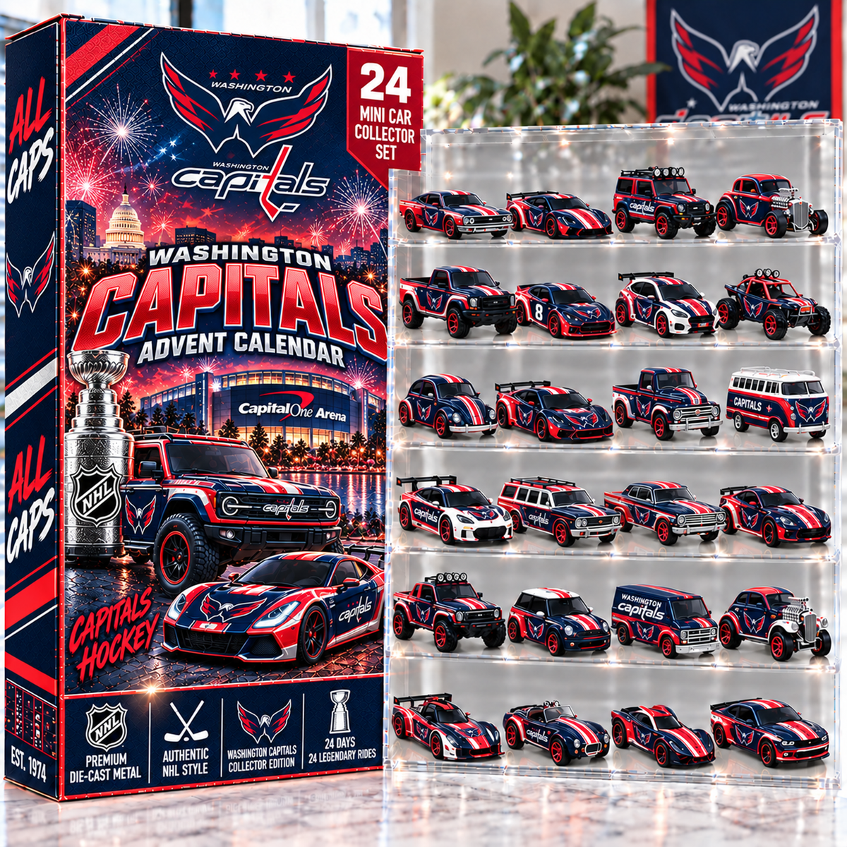 Premium NHL WAS Mini Car Advent Calendar V4