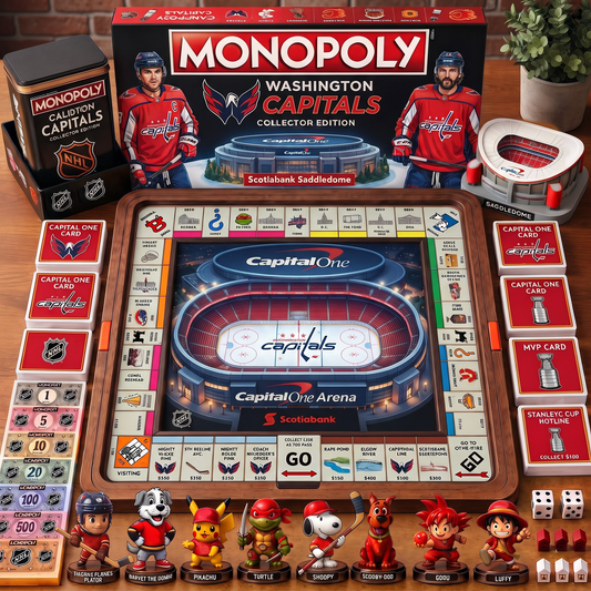 Premium NHL WAS Nest Monopoly Collector’s Edition Board Game V4