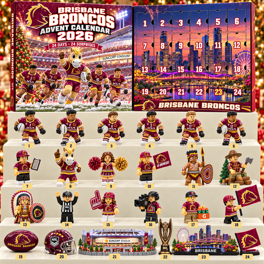 Premium NRL BB 24-Piece Rugby Collectible Advent Calendar V2