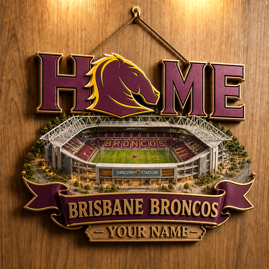 Premium NRL BB Stadium Metal Wall Art
