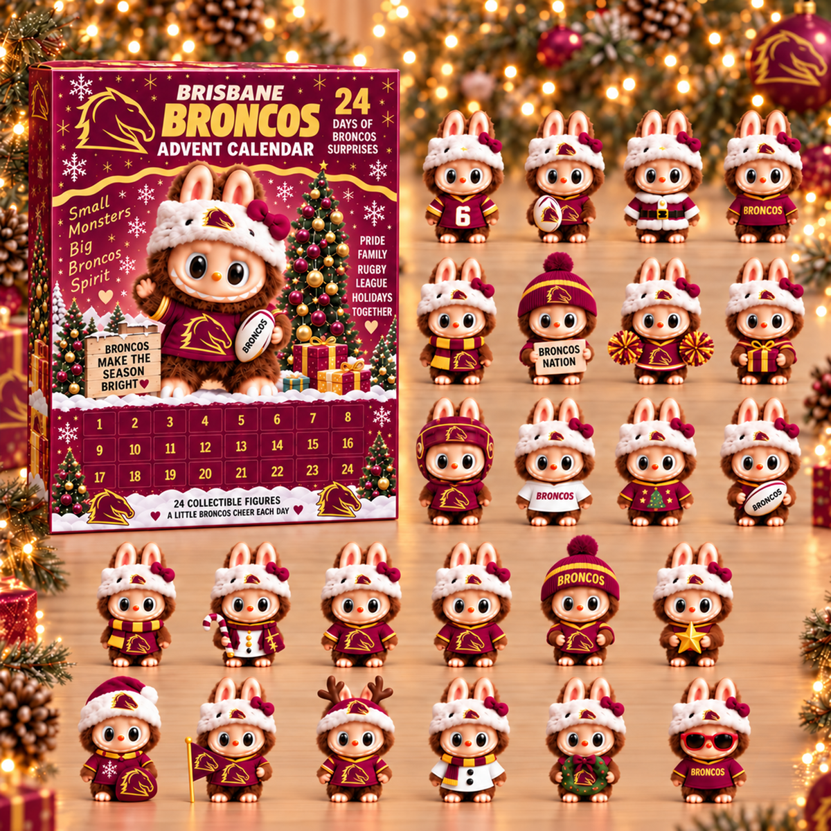 Premium NRL BB x Labubu Christmas Avent Calendar V7