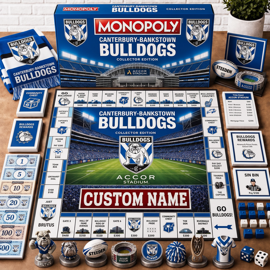 Premium NRL CBB Collector’s Edition Board Game Custom name