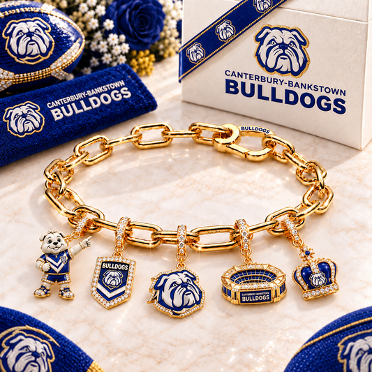 Premium NRL CBB Game Day Gold Charm Bracelet V5