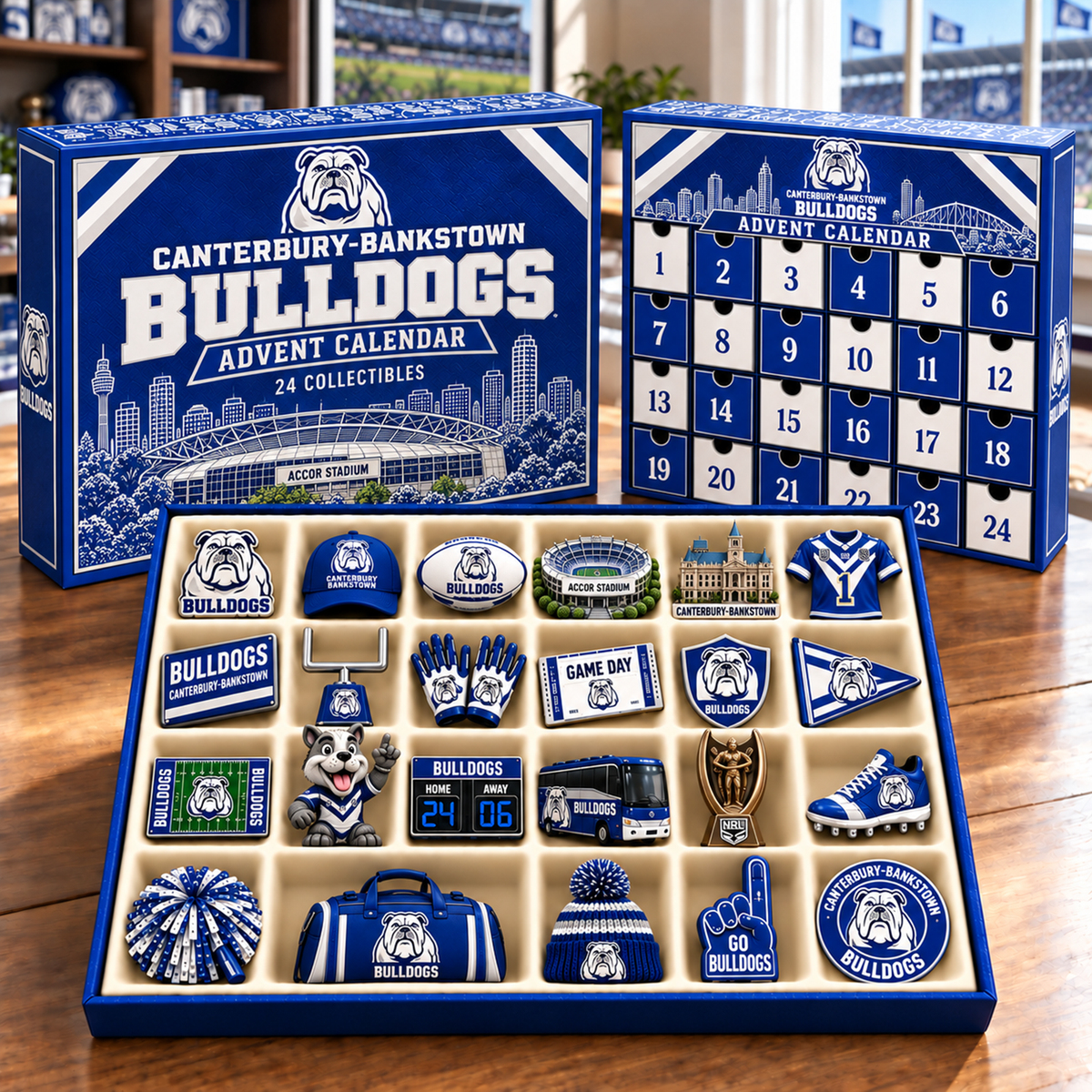 Premium NRL CBB Team Spirit 24-Piece Advent Calendar V3