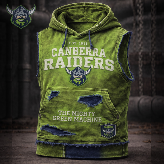 Premium NRL CR Vintage Distressed Hooded Tank