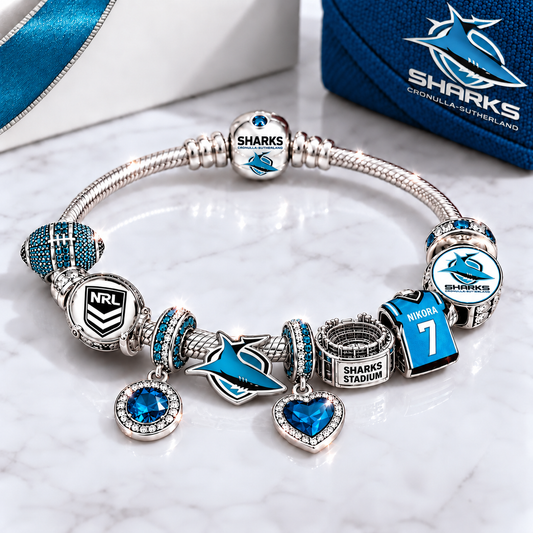 Premium NRL CSS Team Spirit Charm Bracelet V8