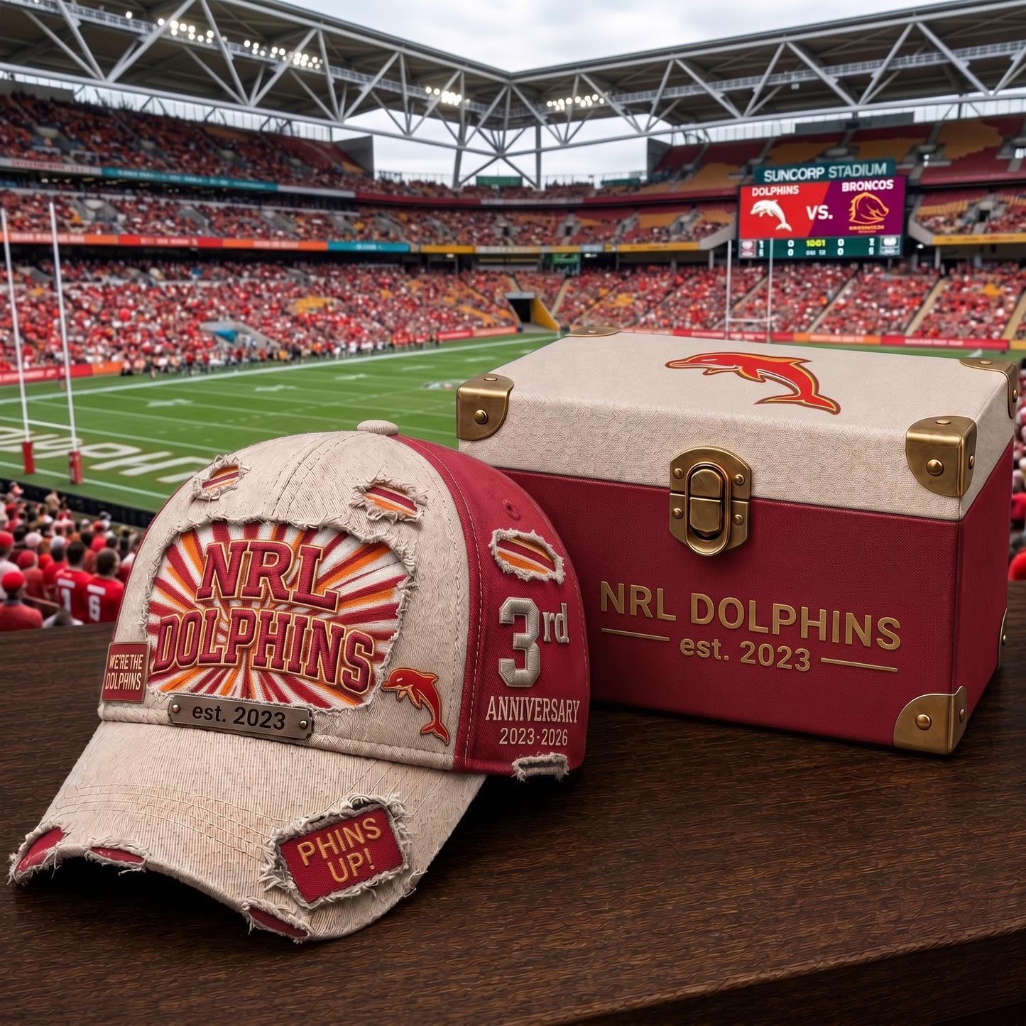 Premium NRL DP Anniversary Distressed Cap