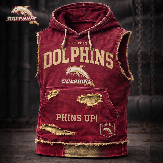Premium NRL DP Vintage Distressed Hooded Tank