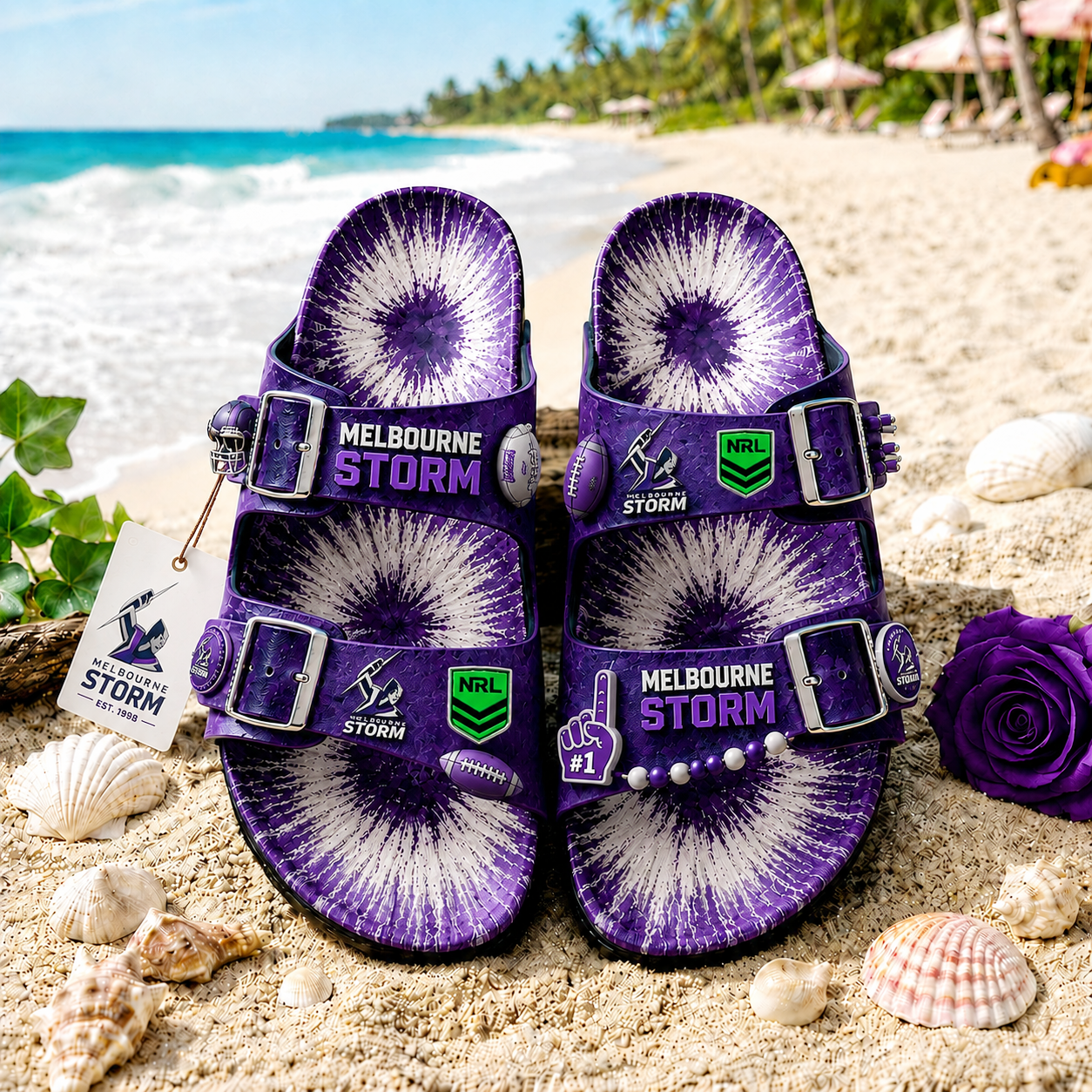 Premium NRL MS Summer Splash Birkenstocks Shoes