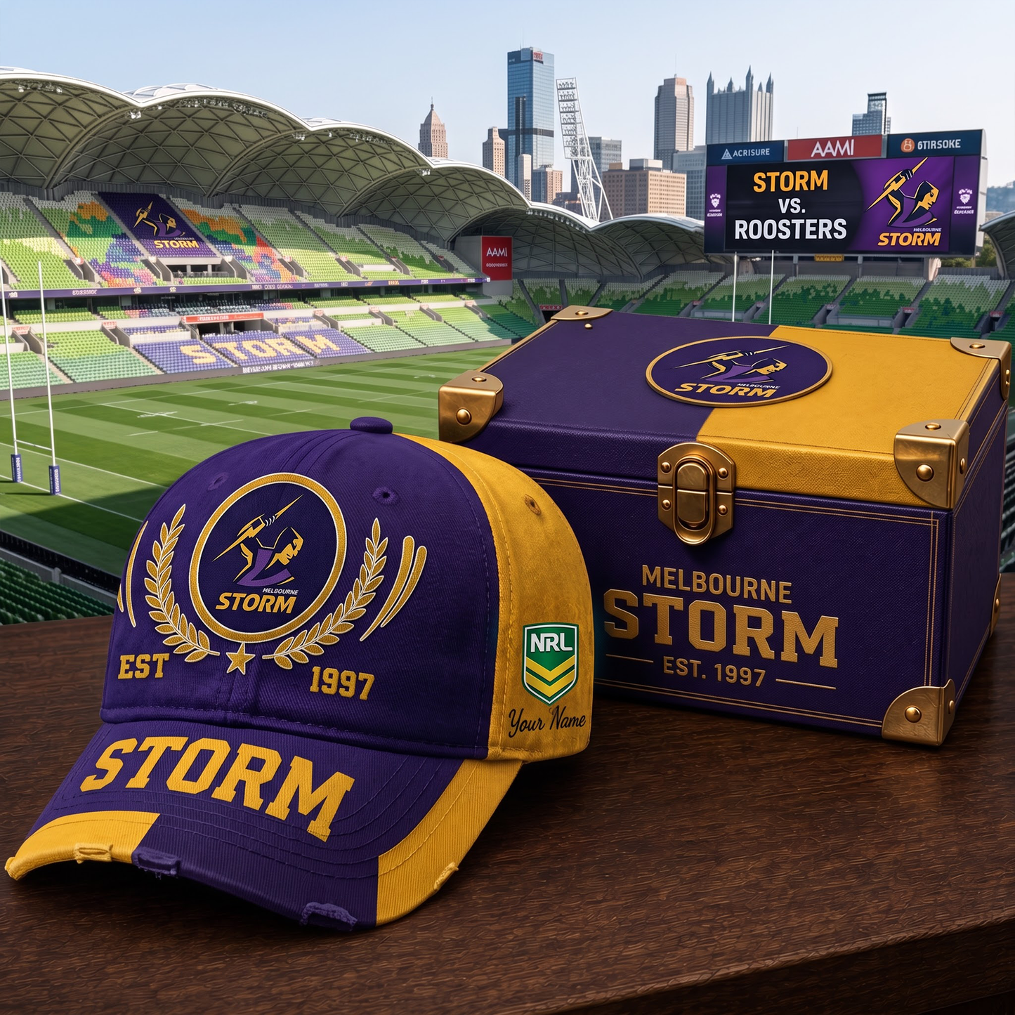 Premium NRL MS Vintage Heritage Distressed Cap V2