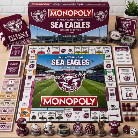Premium NRL MWSE Monopoly Collector’s Edition Board Game