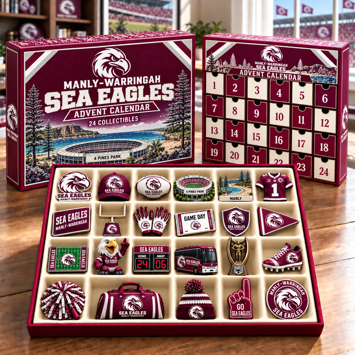 Premium NRL MWSE Team Spirit 24-Piece Advent Calendar V3