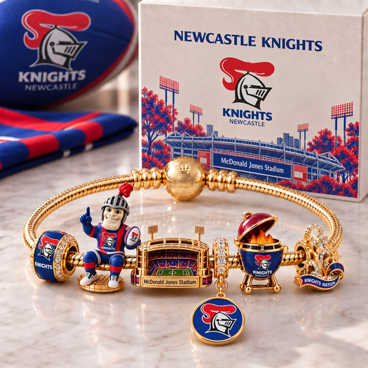 Premium NRL NK Heritage Gold Charm Bracelet Set V3