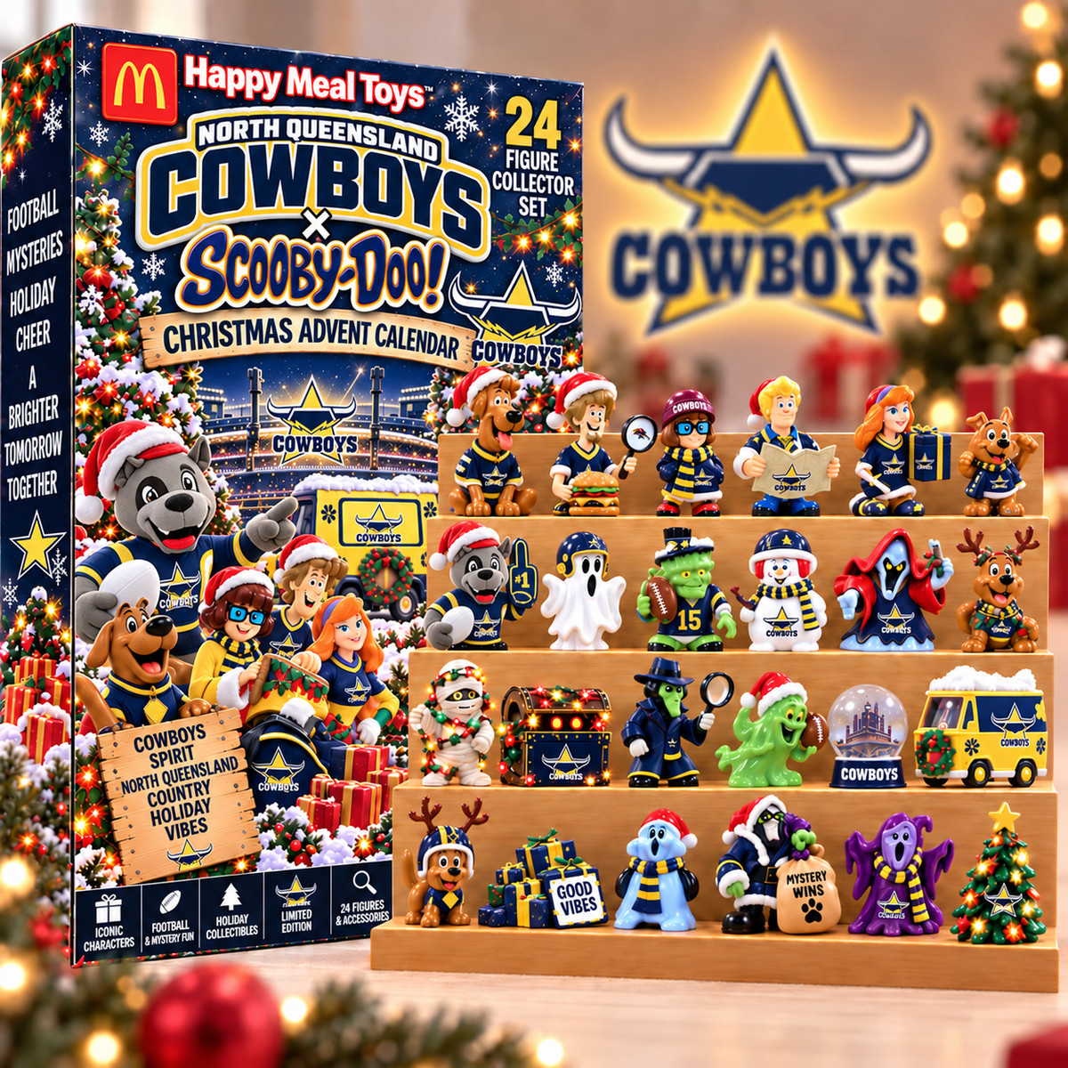 Premium NRL NQC Christmas Crossover Advent Calendar V9